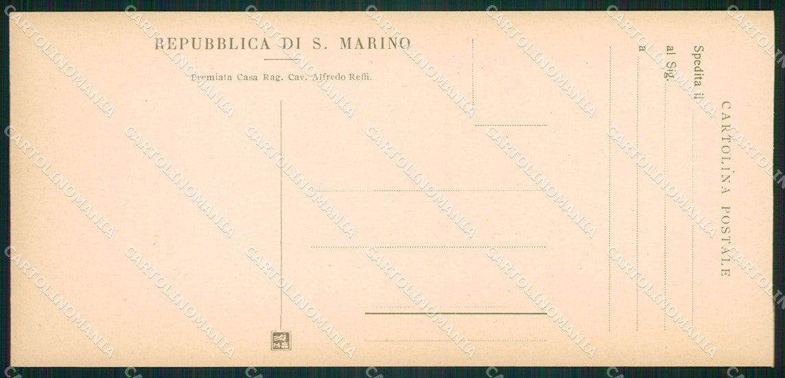 San Marino mini cartolina e cartolina MQ5706 – retro