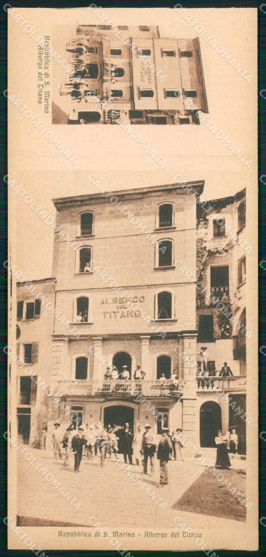 San Marino PIEGHINA mini cartolina e cartolina MQ5714 – fronte