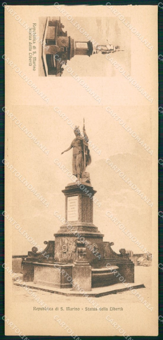 San Marino PIEGHINA mini cartolina e cartolina MQ5715 – fronte