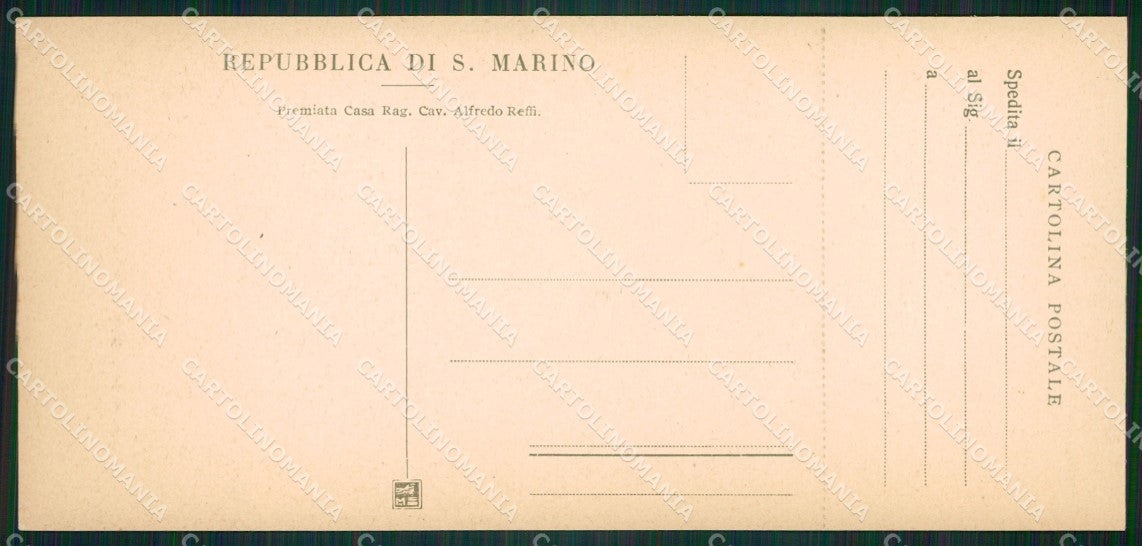 San Marino Costumi Capitani Reggenti mini cartolina e cartolina MQ5716 – retro