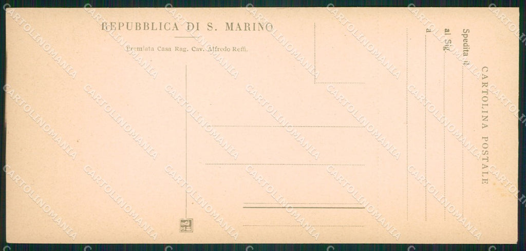 San Marino Divise Ufficiali mini cartolina e cartolina MQ5717 – retro