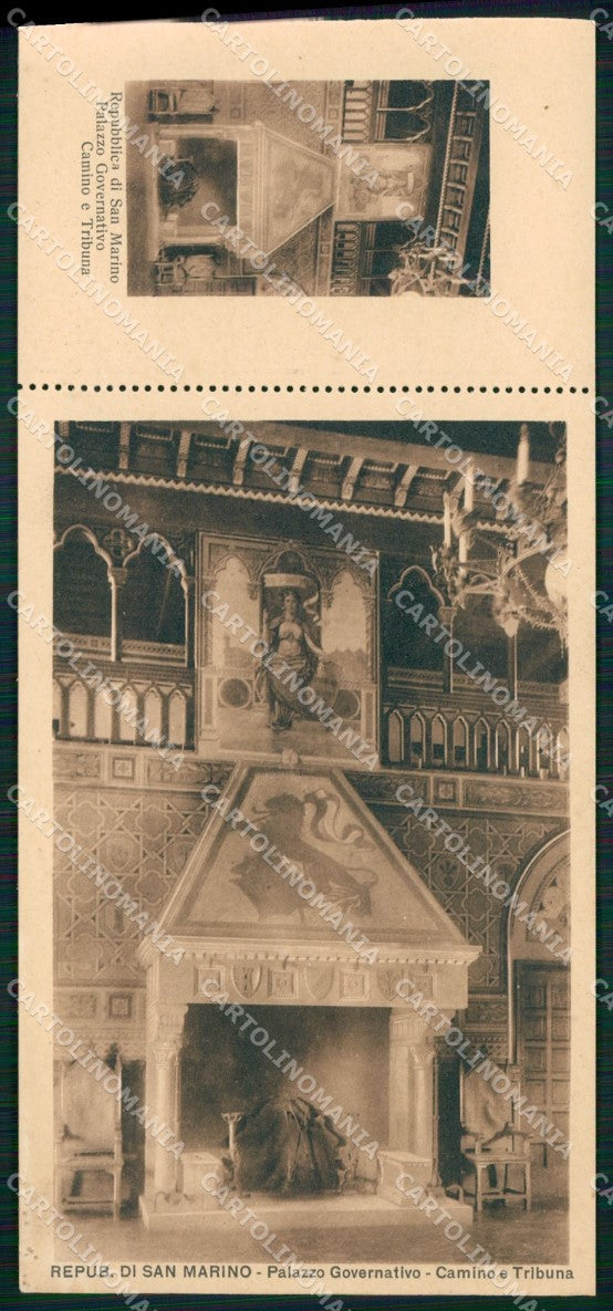 San Marino Palazzo Governativo mini cartolina e cartolina MQ5721 – fronte