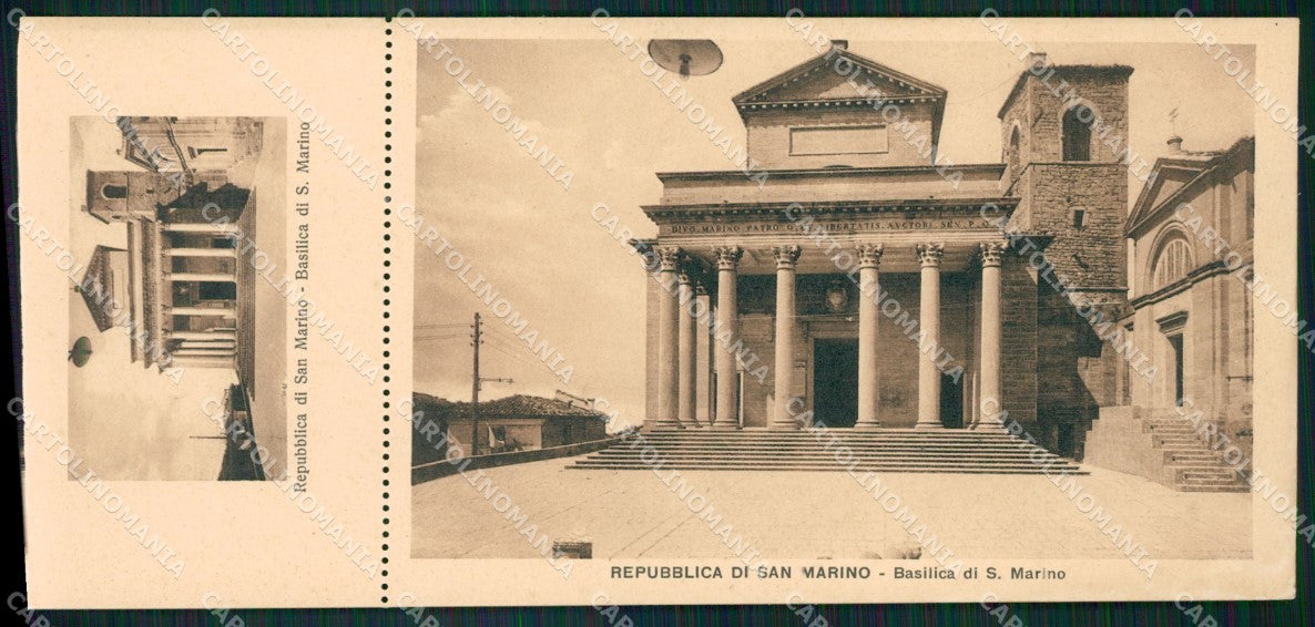 San Marino Basilica mini cartolina e cartolina MQ5722 – fronte