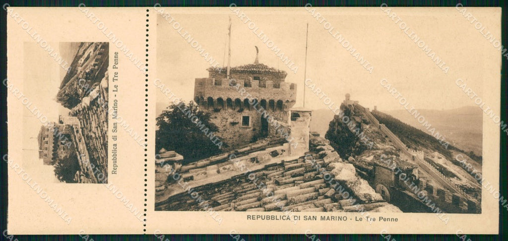 San Marino mini cartolina e cartolina MQ5733 – fronte