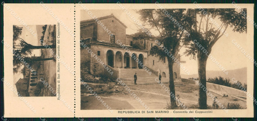 San Marino Convento Cappuccini COLLA mini cartolina e cartolina MQ5735 – fronte