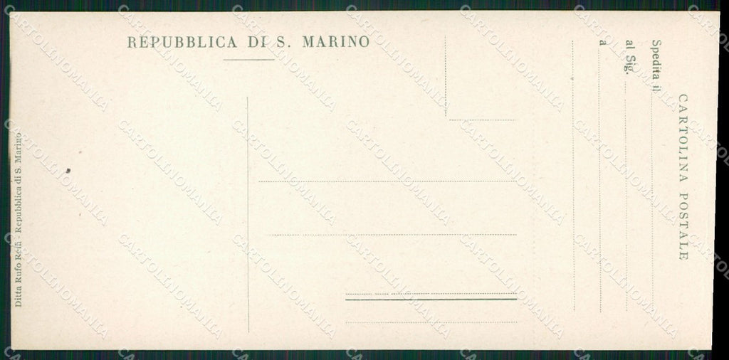 San Marino mini cartolina e cartolina MQ5736 – retro