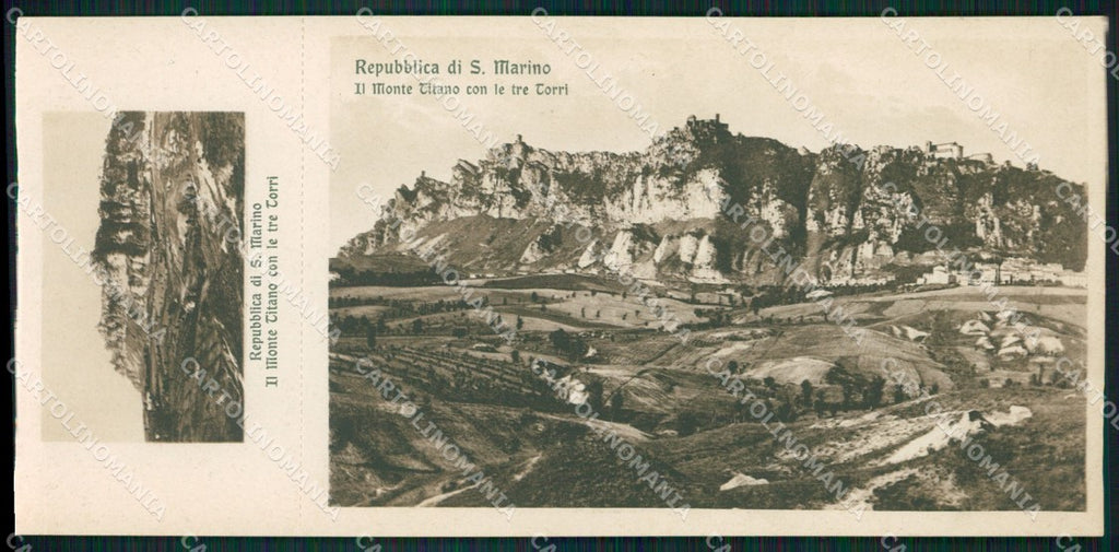 San Marino mini cartolina e cartolina MQ5737 – fronte
