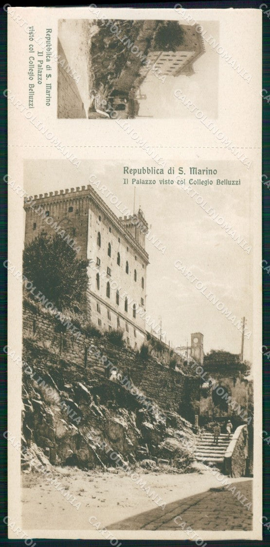 San Marino Collegio Belluzzi mini cartolina e cartolina MQ5740 – fronte