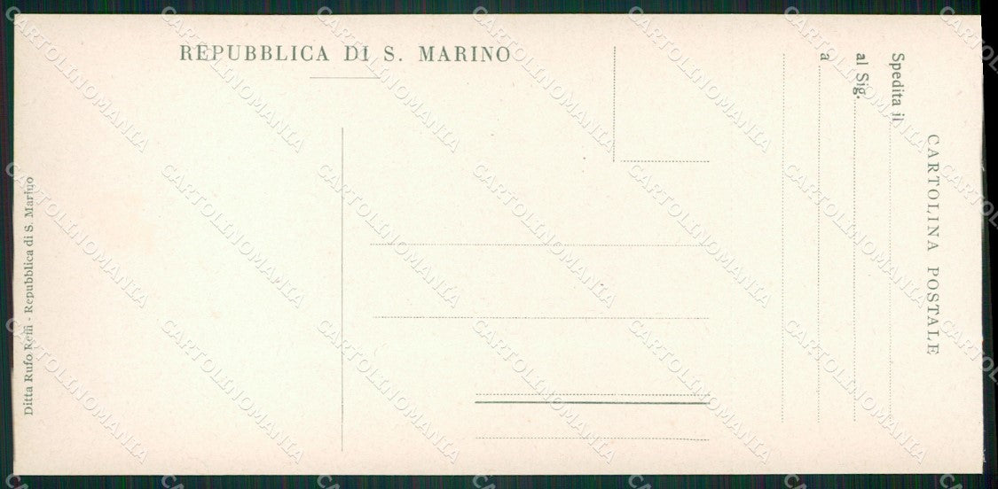 San Marino mini cartolina e cartolina MQ5743 – retro