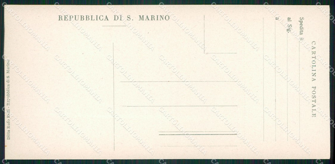 San Marino mini cartolina e cartolina MQ5745 – retro