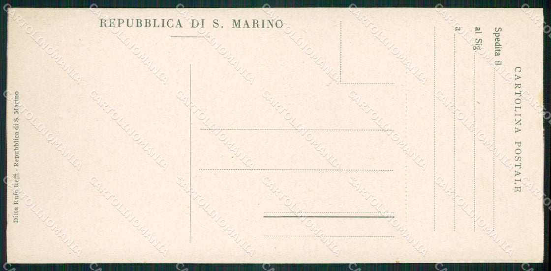 San Marino Capitani Reggenti mini cartolina e cartolina MQ5747 – retro