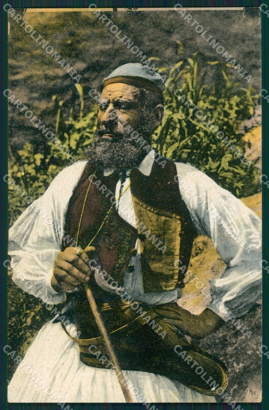 Grecia Greece Types Ethnic postcard cartolina MT0013 – fronte