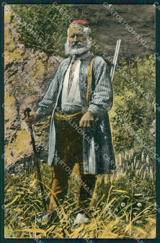 Grecia Greece Types Ethnic postcard cartolina MT0014 – fronte
