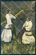Grecia Greece Types Ethnic postcard cartolina MT0016 – fronte