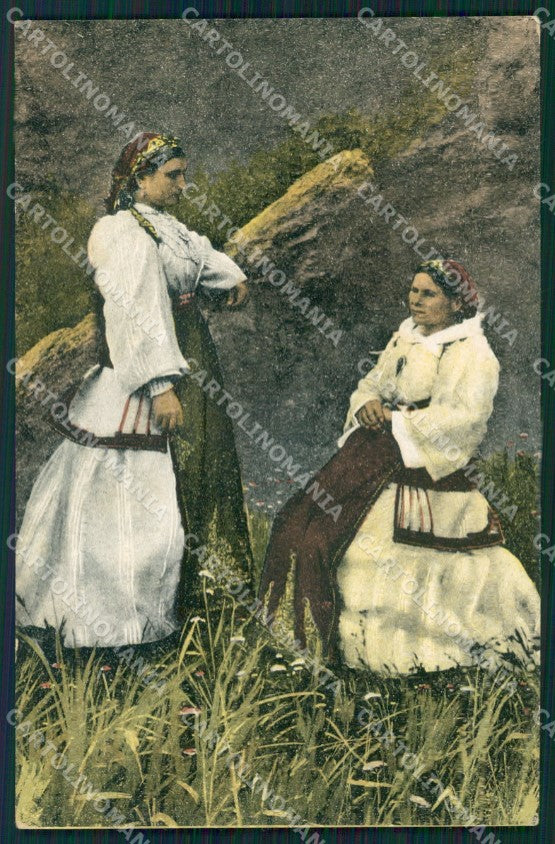 Grecia Greece Types Ethnic postcard cartolina MT0016 – fronte