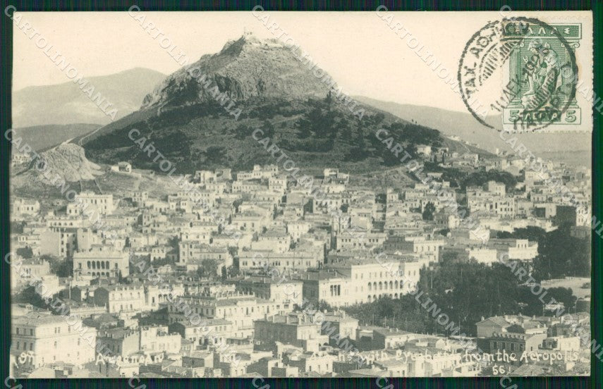 Grecia Greece Athens postcard cartolina MT0032 – fronte