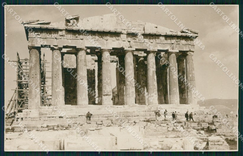 Grecia Greece Athens Real Photo postcard cartolina MT0050 – fronte