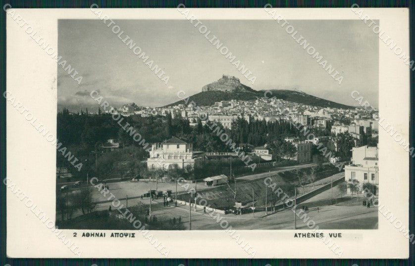 Grecia Greece Athens Real Photo postcard cartolina MT0055 – fronte