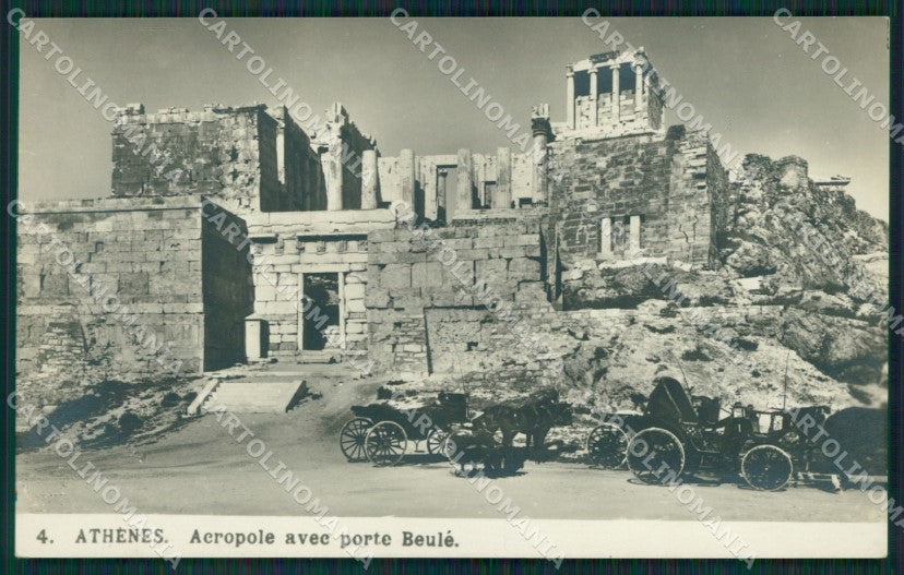 Grecia Greece Athens Real Photo postcard cartolina MT0057 – fronte