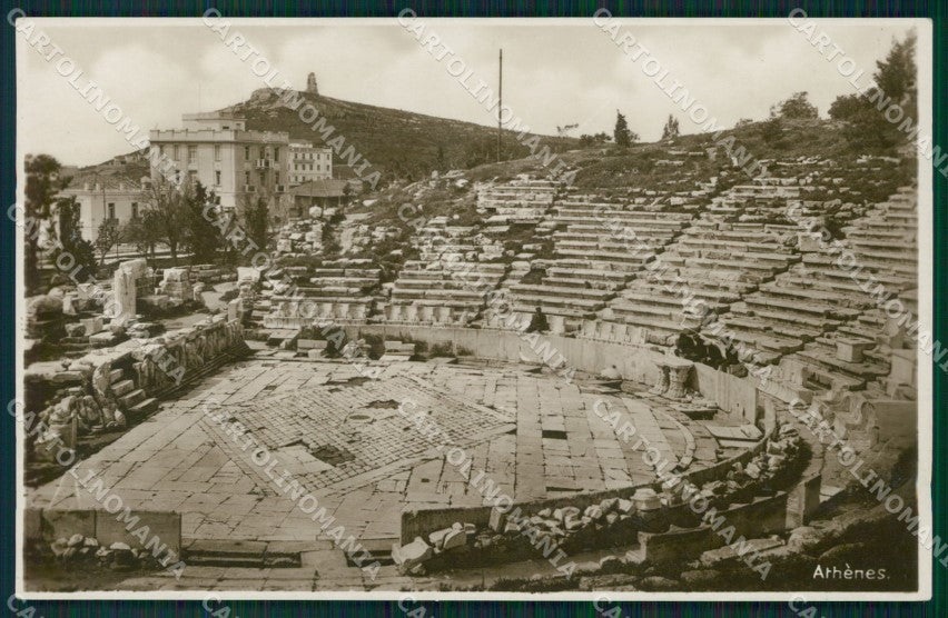 Grecia Greece Athens Real Photo postcard cartolina MT0060 – fronte