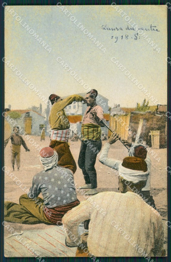 Grecia Greece Salonique Types Ethnic postcard cartolina MT0092 – fronte
