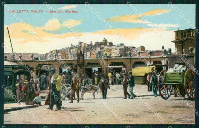 Malta Mercato postcard cartolina MT0118 – fronte