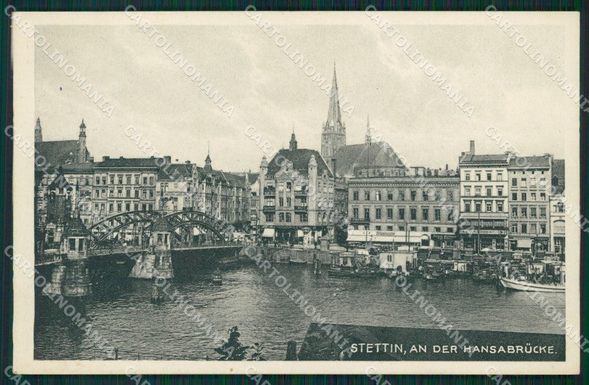 Polonia Poland Stettin postcard cartolina MT0139 – fronte