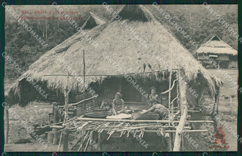 Vietnam Annam Types Ethnic postcard cartolina MT0206 – fronte