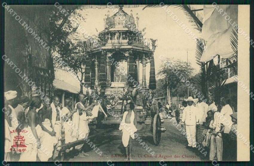 Vietnam Saigon Types Ethnic postcard cartolina MT0236 – fronte
