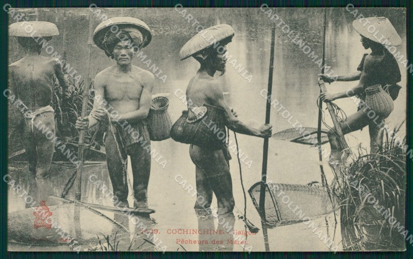 Vietnam Saigon Types Ethnic postcard cartolina MT0237 – fronte