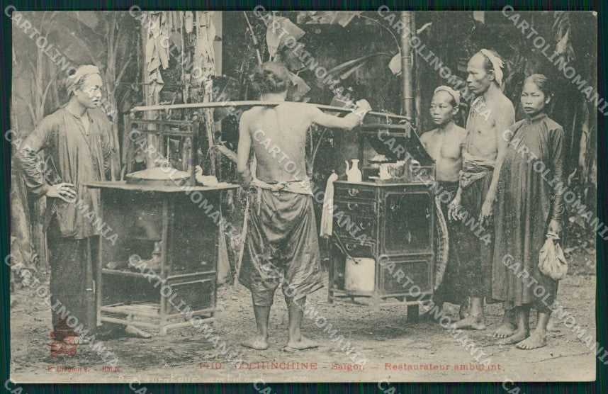 Vietnam Saigon Types Ethnic postcard cartolina MT0242 – fronte