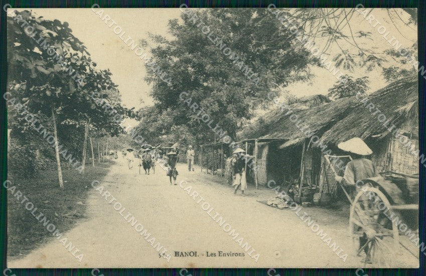 Vietnam Tonkin Hanoi Types Ethnic postcard cartolina MT0255 – fronte