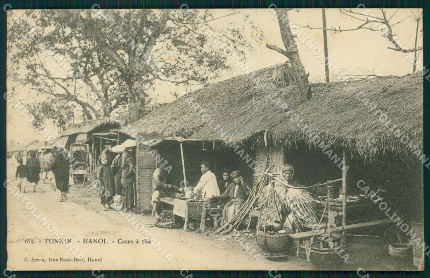 Vietnam Tonkin Hanoi Types Ethnic postcard cartolina MT0258 – fronte