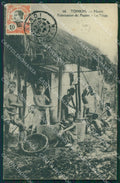 Vietnam Tonkin Hanoi Types Ethnic postcard cartolina MT0260 – fronte
