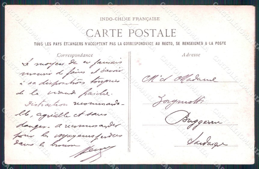 Vietnam Tonkin Types Ethnic postcard cartolina MT0272 – retro