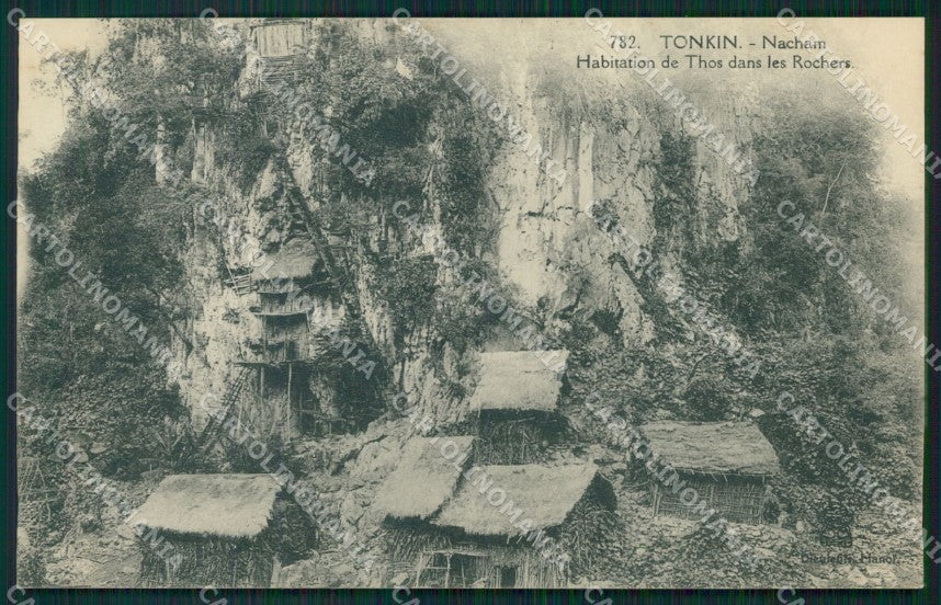 Vietnam Tonkin Nacham postcard cartolina MT0274 – fronte