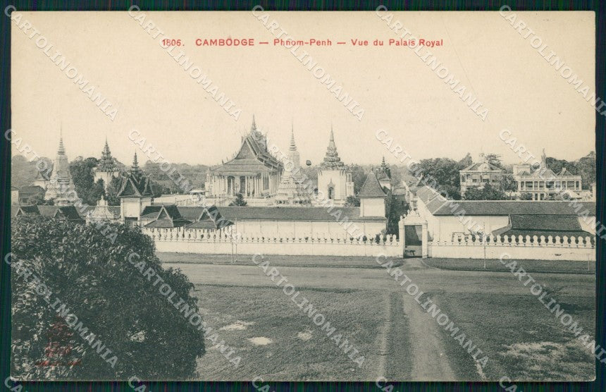 Cambogia Cambodge Phnom Penh postcard cartolina MT0299 – fronte
