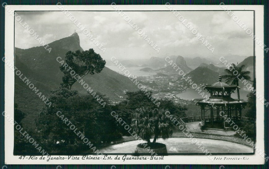 Brasile Brazil Rio de Janeiro Real Photo postcard cartolina MT0365 – fronte
