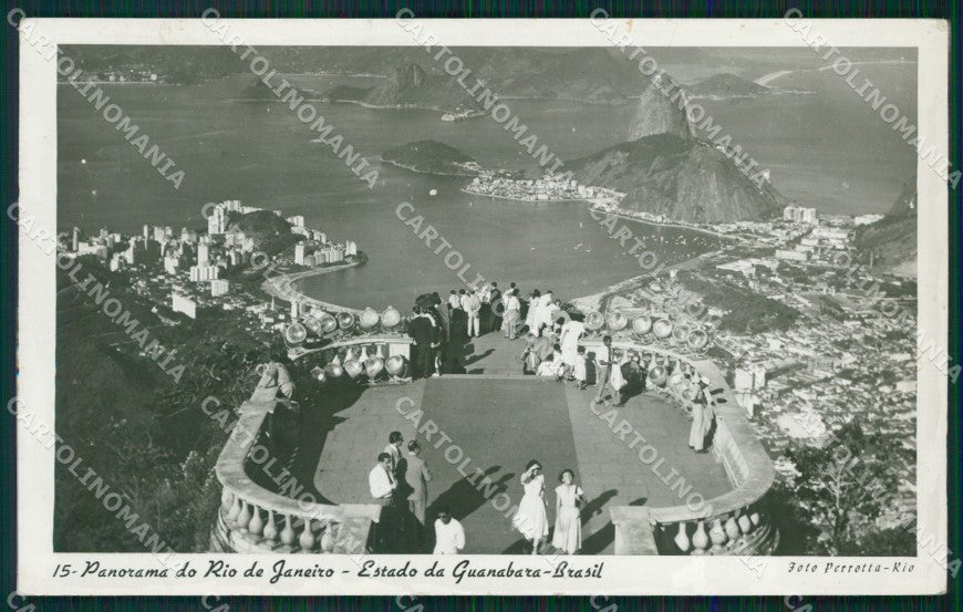 Brasile Brazil Rio de Janeiro Real Photo postcard cartolina MT0366 – fronte