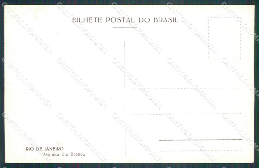 Brasile Brazil Rio de Janeiro Real Photo postcard cartolina MT0369 – retro