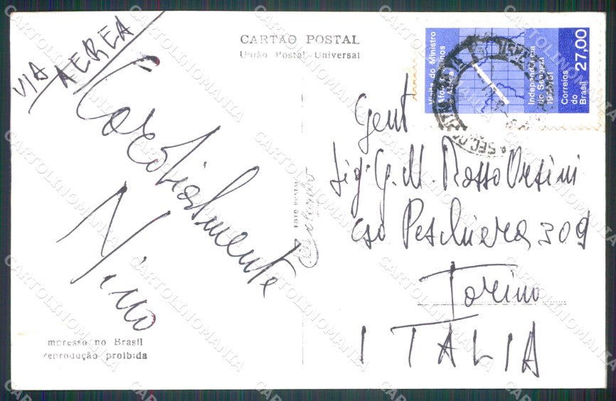 Brasile Brazil Sao Paulo Real Photo postcard cartolina MT0375 – retro