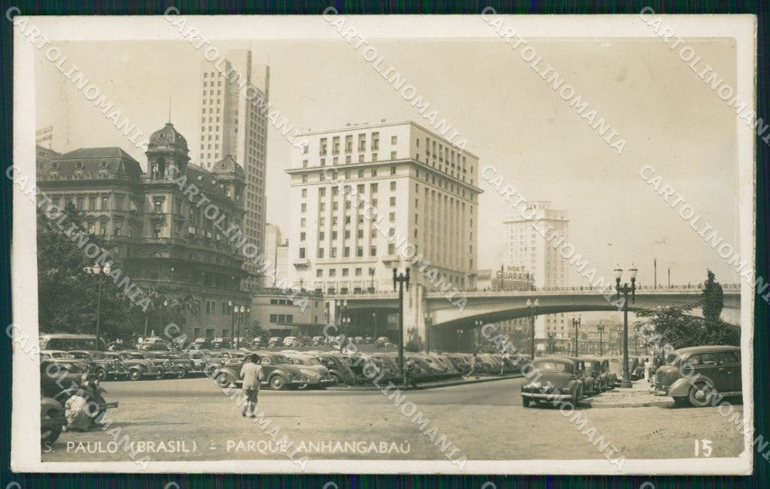 Brasile Brazil Sao Paulo Real Photo postcard cartolina MT0376 – fronte