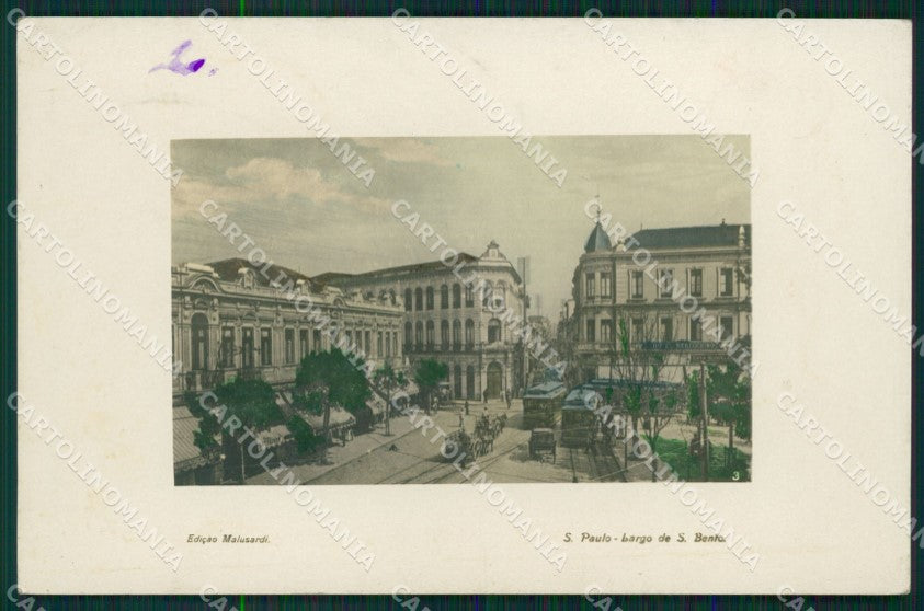Brasile Brazil Sao Paulo Real Photo postcard cartolina MT0382 – fronte