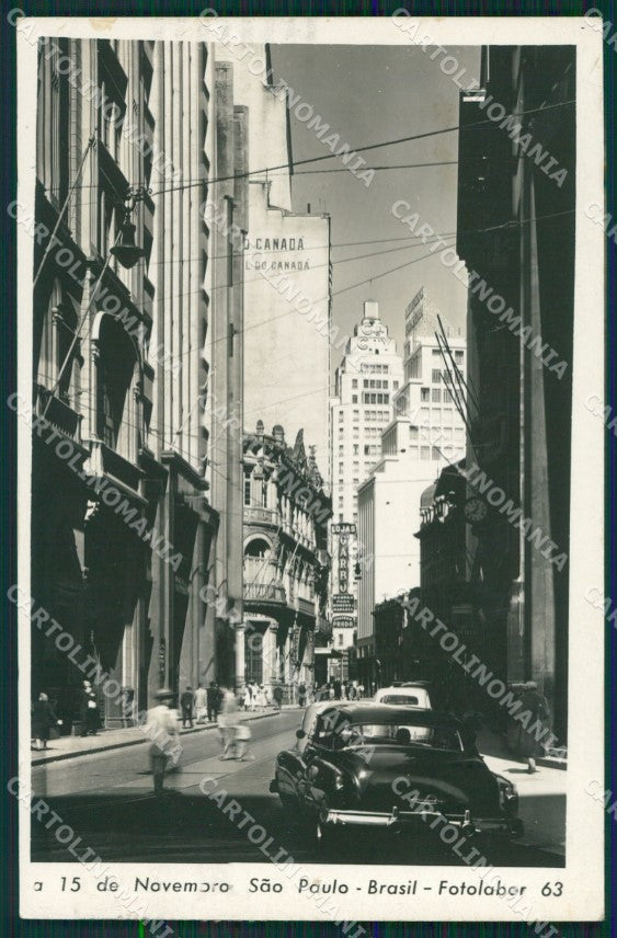 Brasile Brazil Sao Paulo Real Photo postcard cartolina MT0383 – fronte
