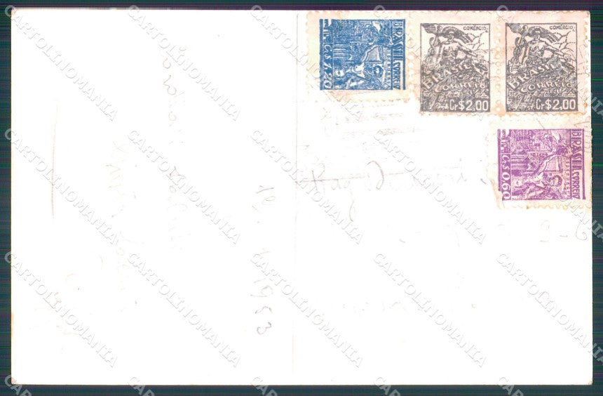 Brasile Brazil Sao Paulo Real Photo postcard cartolina MT0383 – retro