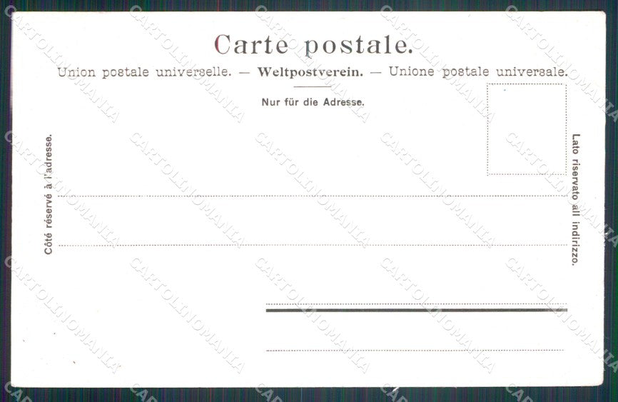 Svizzera Diligenza Postale postcard cartolina MT0577 – retro