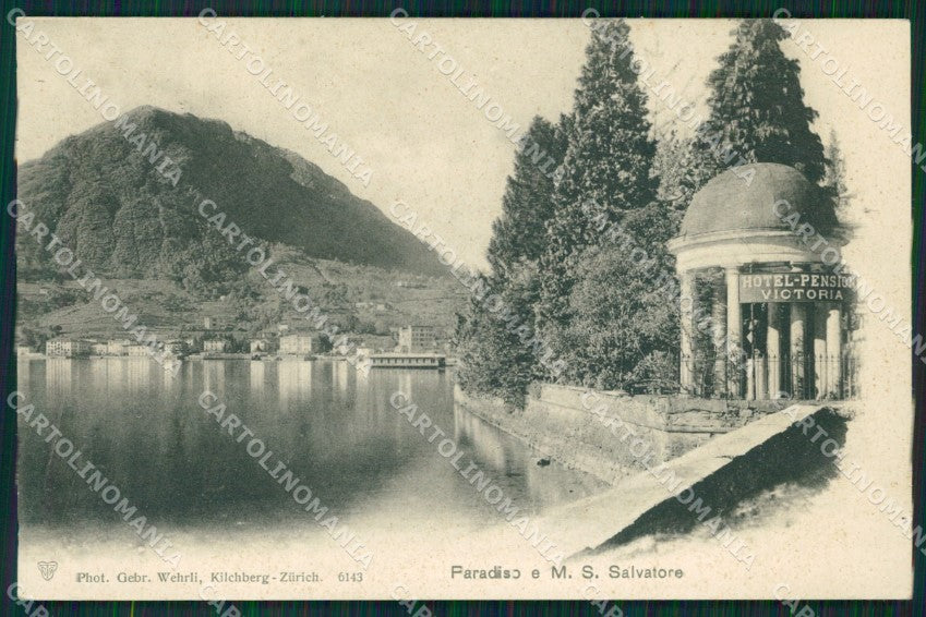 Svizzera Lugano Monte San Salvatore postcard cartolina MT0584 – fronte