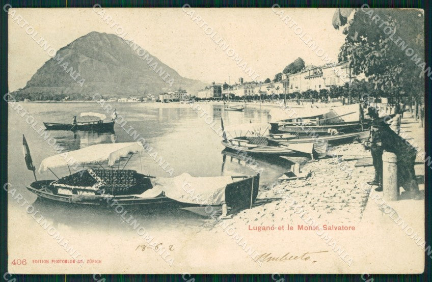 Svizzera Lugano postcard cartolina MT0586 – fronte
