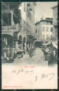 Svizzera Lugano Mercato postcard cartolina MT0589 – fronte