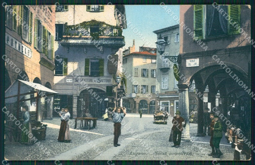 Svizzera Lugano postcard cartolina MT0590 – fronte